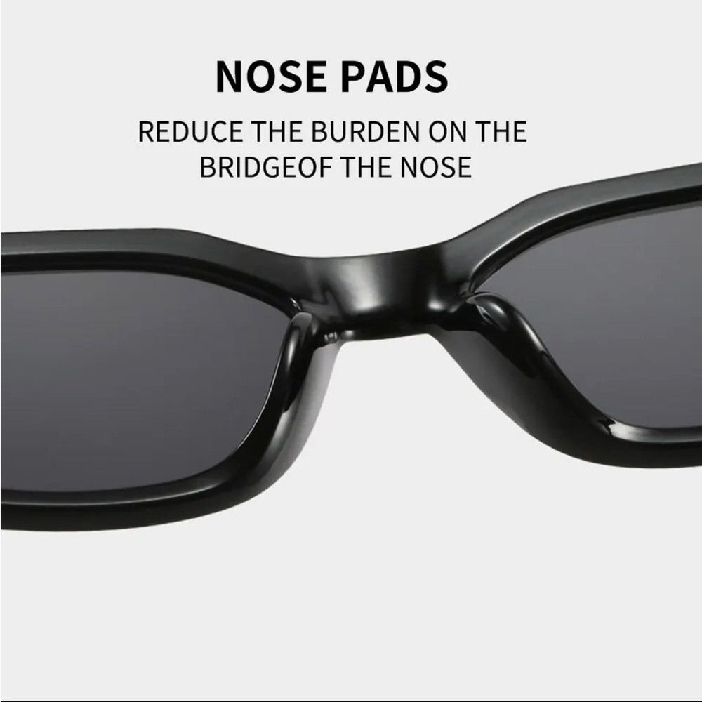🎉Last Pair New Rectangle Frame Fashion Lux Designer Sun Glasses UV400 - Picture 14 of 16